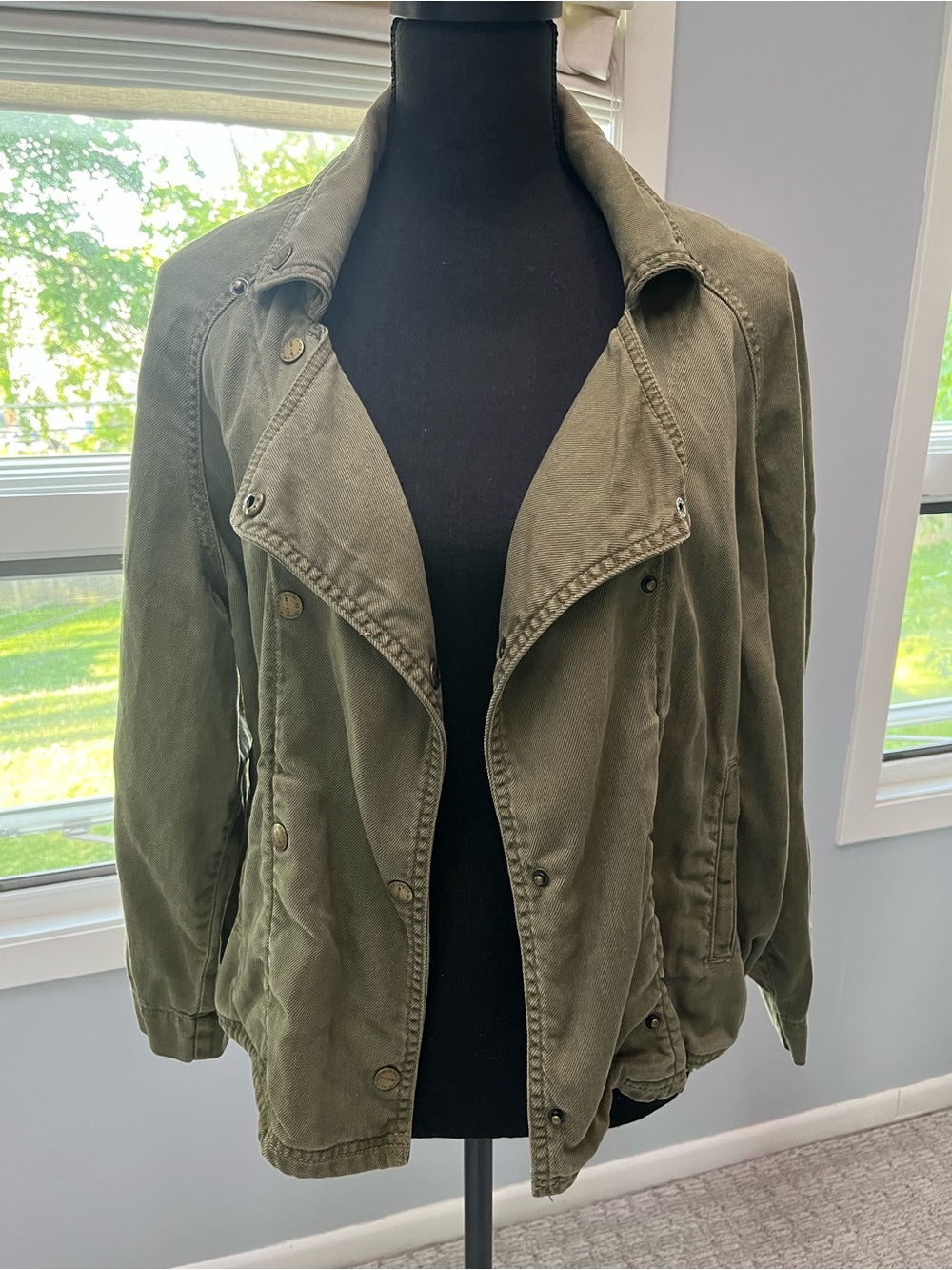 Current/Elliott Conductor Jacket in Army Green